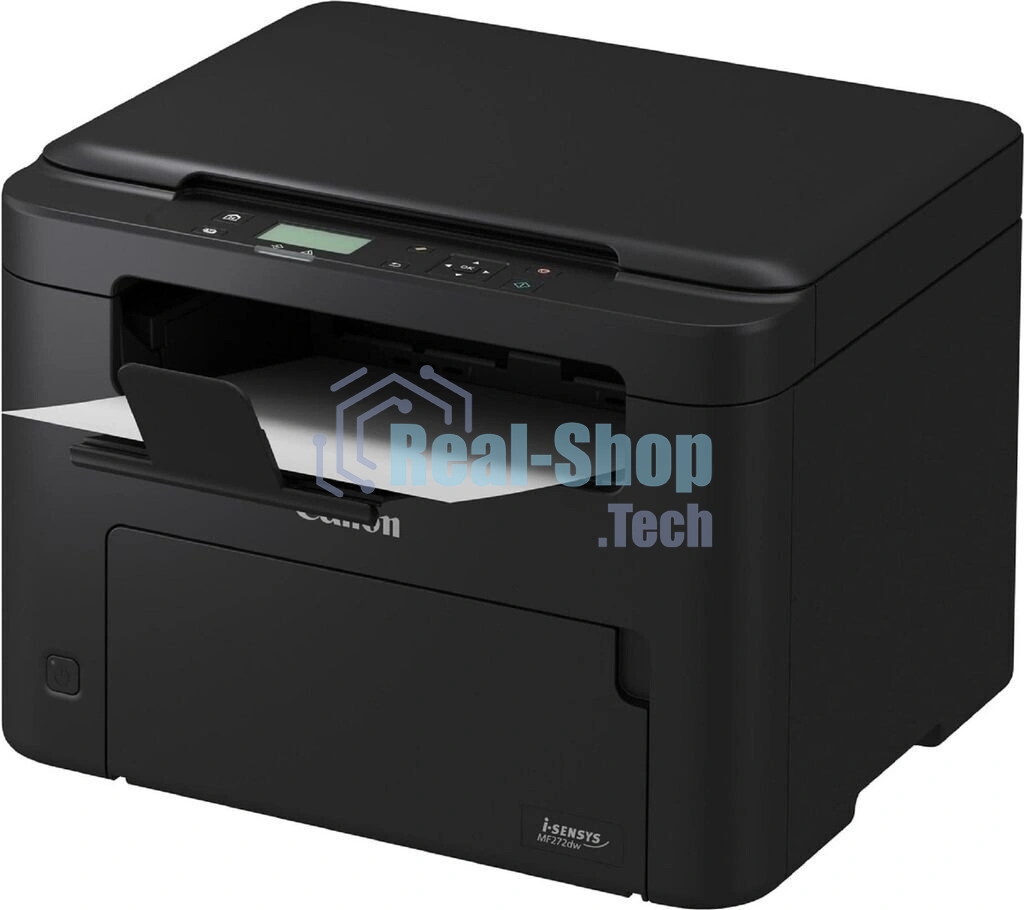 МФУ лазерное Canon i-Sensys MF272dw (5621C013), A4, ч/б, печ. 29 стр/мин., 600 x 2400 dpi (печать) 600x600dpi (скан), USB, RJ-45, Wi-Fi, Air Print, Mopria
