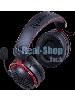 Гарнитура Redragon Diomedes чёрный/красный, проводная, USB / mini jack 3.5 мм