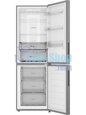 Холодильник Haier CEF530CSRG серебристый двухкамерный 207/91л морозилка снизу, No Frost