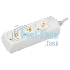 Удлинитель 3х5 м с заземл. 10А 250В У03 GENERICA 2P+PE 3х1 кв.мм IEK WYP10-10-03-05-Z-G