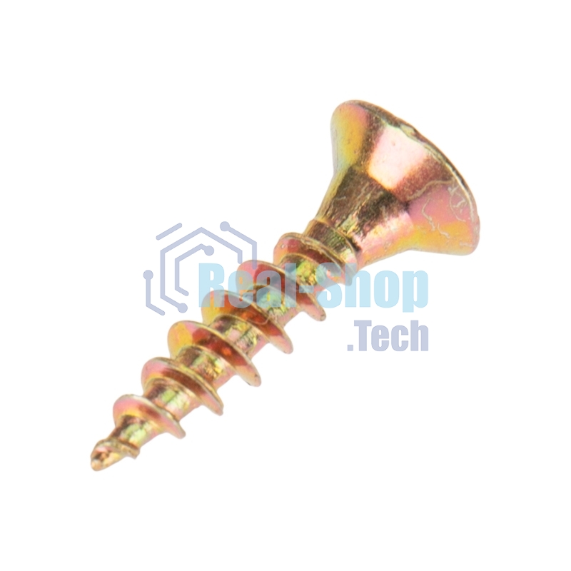 Саморез универсальный Kranz 3.5х16, желтый цинк, короб (200 шт./уп.)