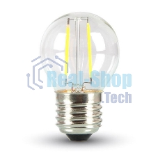 Ретро-лампа Neon-night Filament G45 E27, 2W, 230 В, теплый белый 3000 K