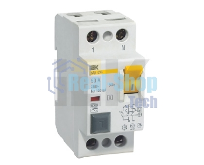 Выключатель дифференциального тока (УЗО) 2п 63А 300мА тип ACS ВД1-63S ИЭК MDV12-2-063-300