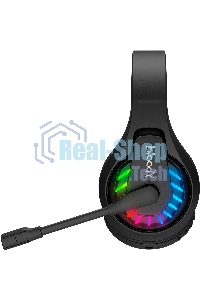 Гарнитура проводная с микрофоном A4Tech Bloody GR230 черный накладные BT оголовье (GR230)