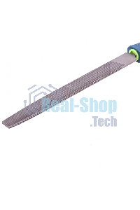 Напильник Сибртех, 200 мм, плоский, двухкомпонентная рукоятка, №2