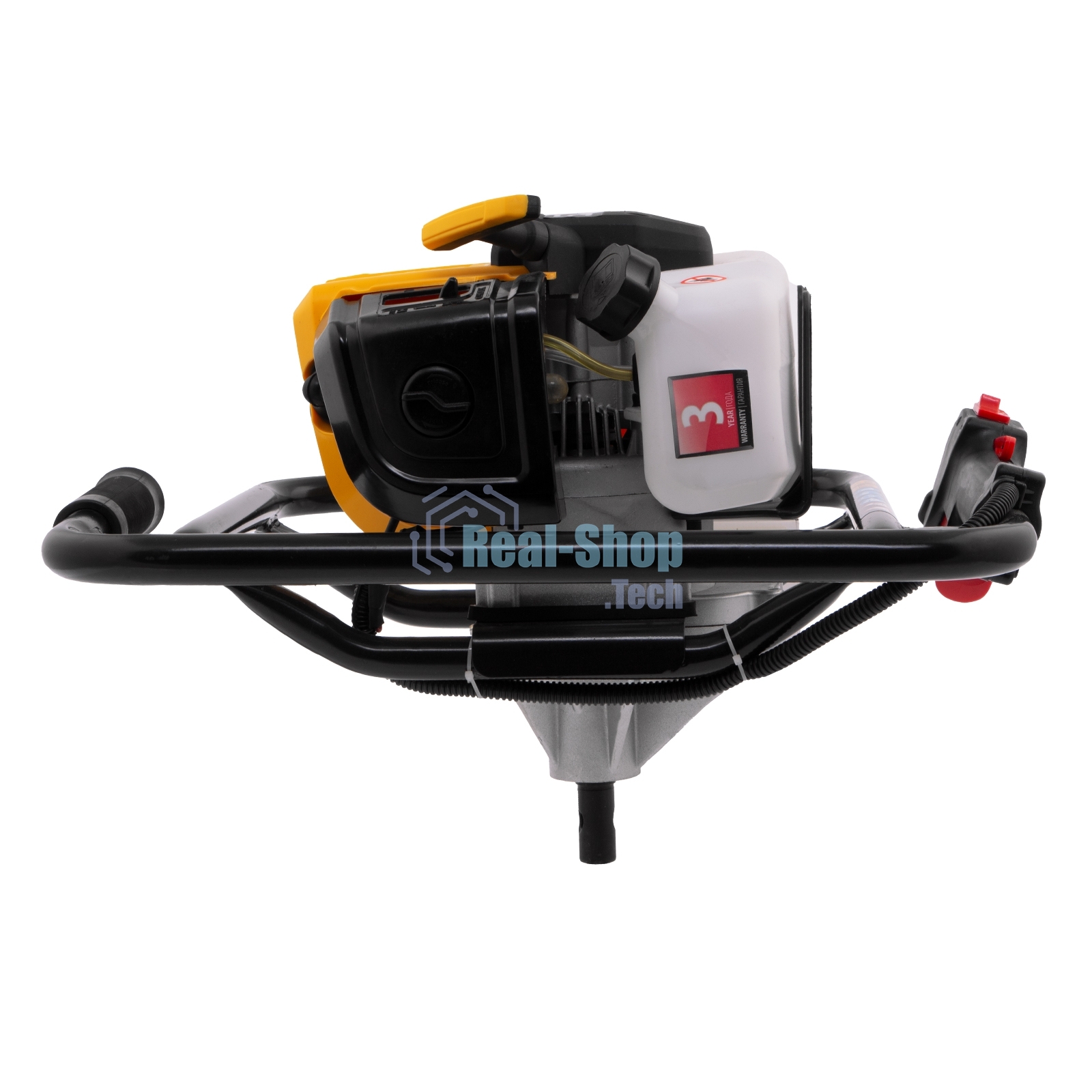 Мотобур Denzel DX-52, объем двигателя 52 см3, соединение 20 мм, без шнека