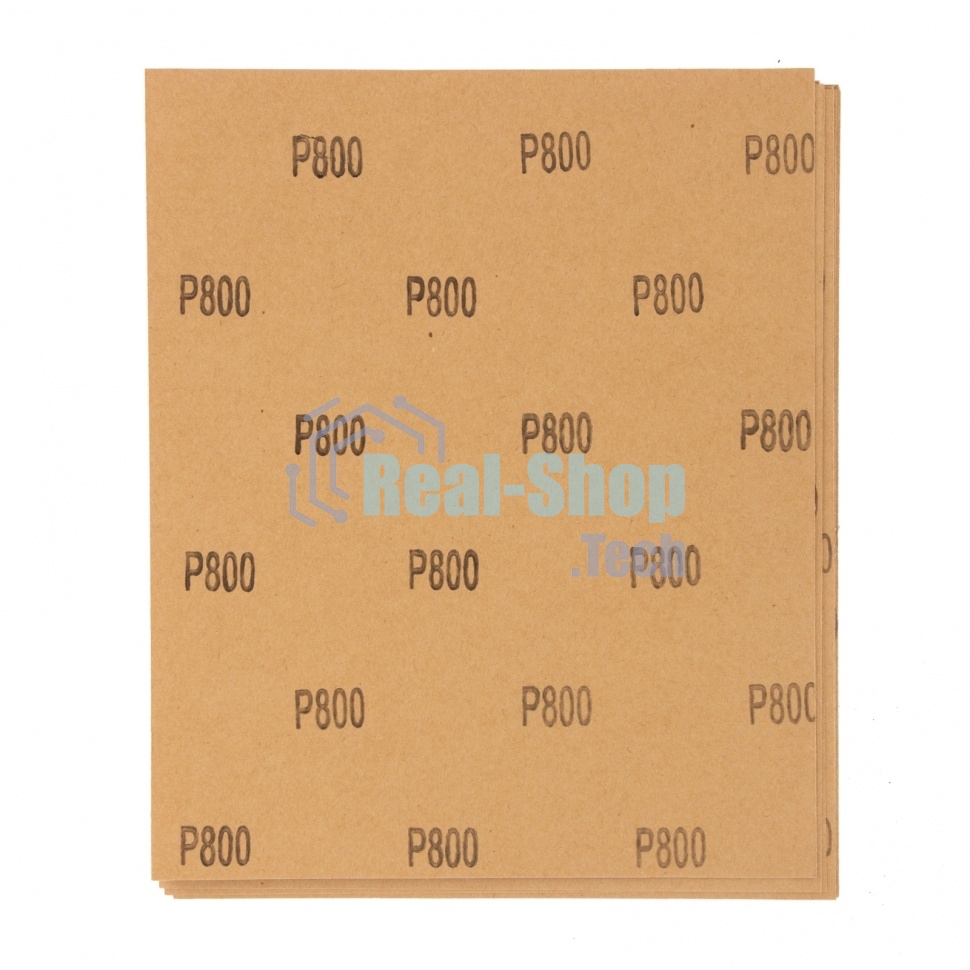 Шлифлист Matrix на бумажной основе, P 800, 230x280 мм, 10 шт., водостойкий