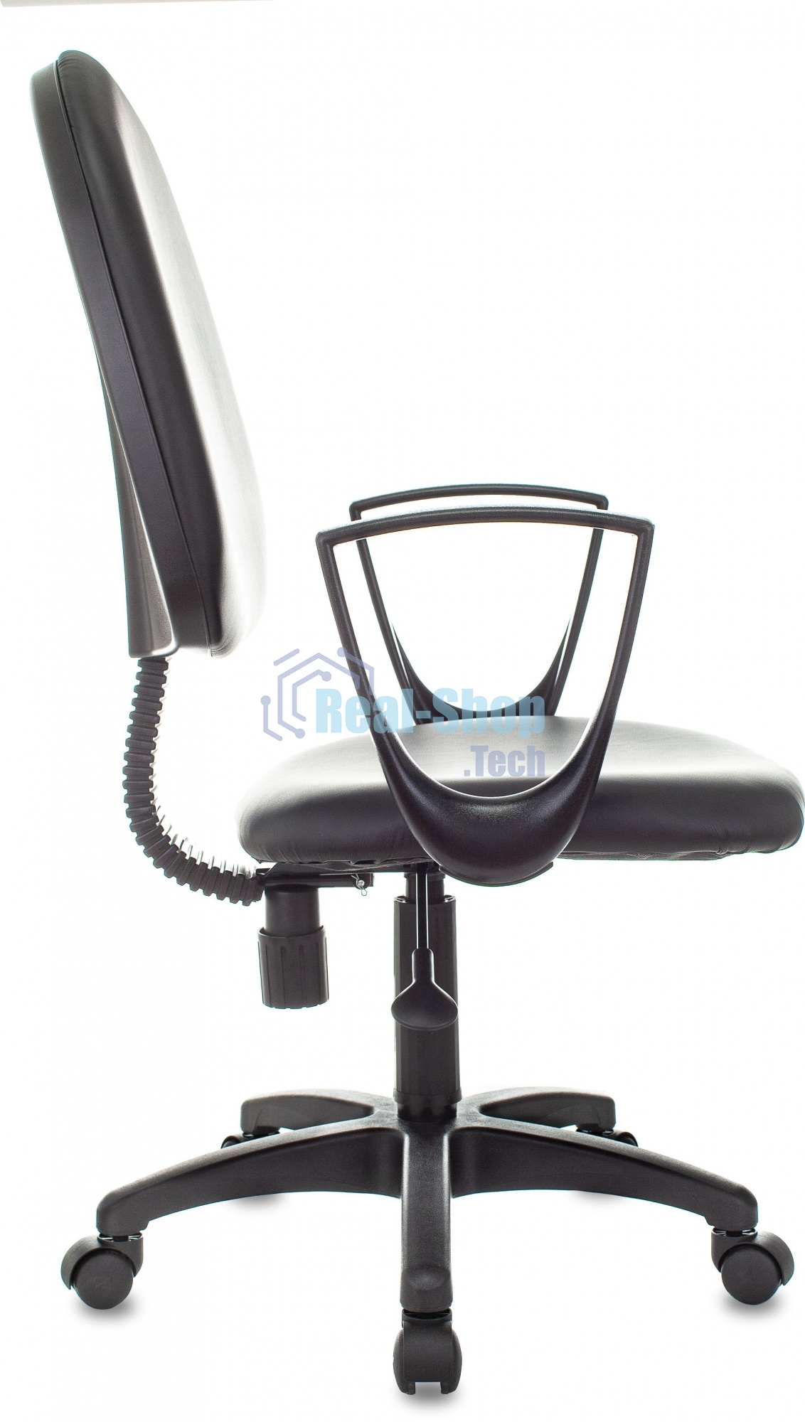 Кресло компьютерное Бюрократ CH-1300N/OR-16 черный Престиж+ искусственная кожа