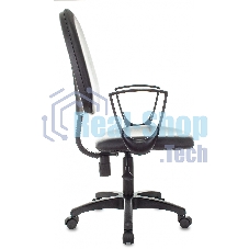 Кресло компьютерное Бюрократ CH-1300N/OR-16 черный Престиж+ искусственная кожа