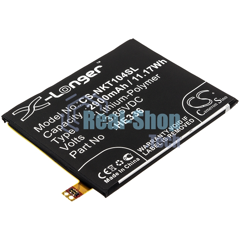 Аккумулятор CameronSinoCS-NKT104SL HE336 HE321 для Nokia 5, 5 Dual SIM 3.85V / 2900mAh / 11.17Wh