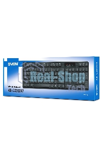 Клавиатура беспроводная Sven KB-C2300W USB черная