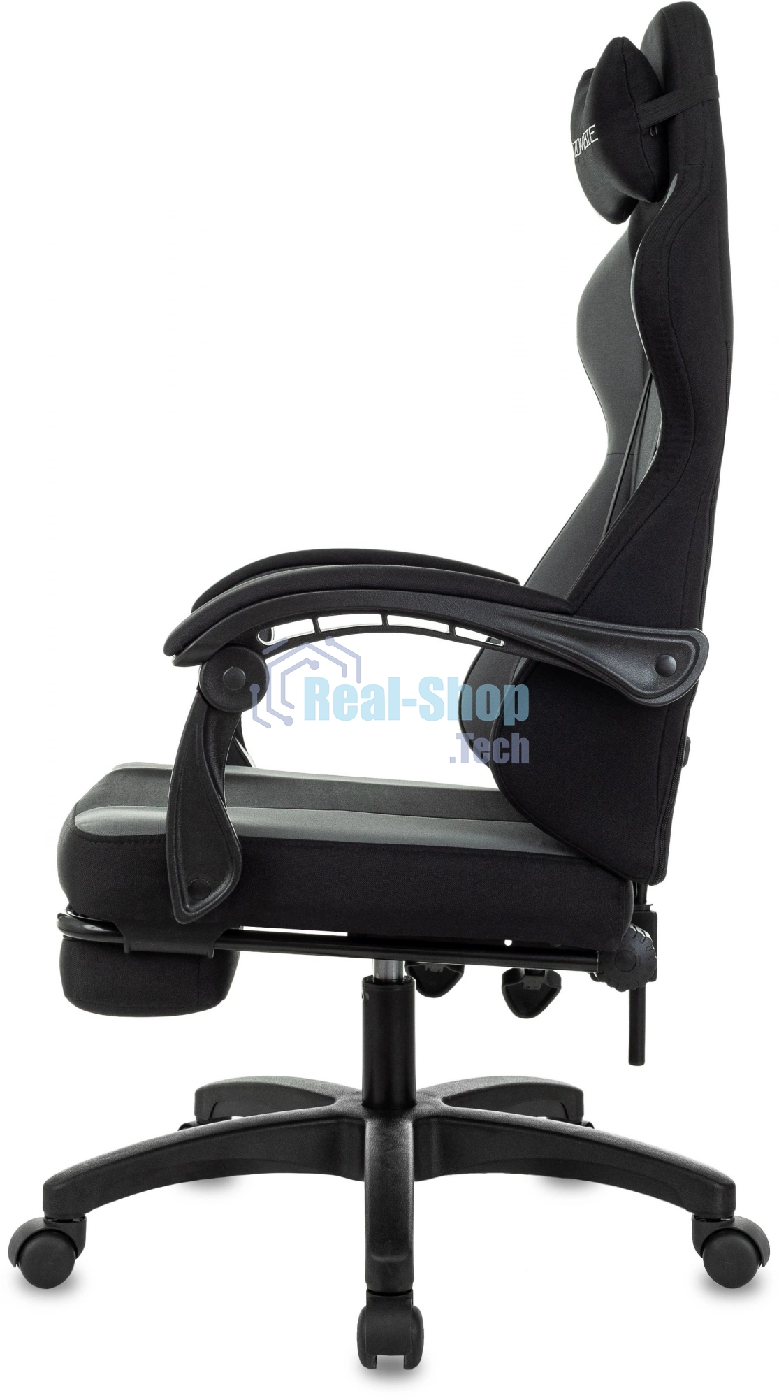 Кресло игровое Zombie Weaver черный/серый