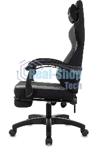 Кресло игровое Zombie Weaver черный/серый