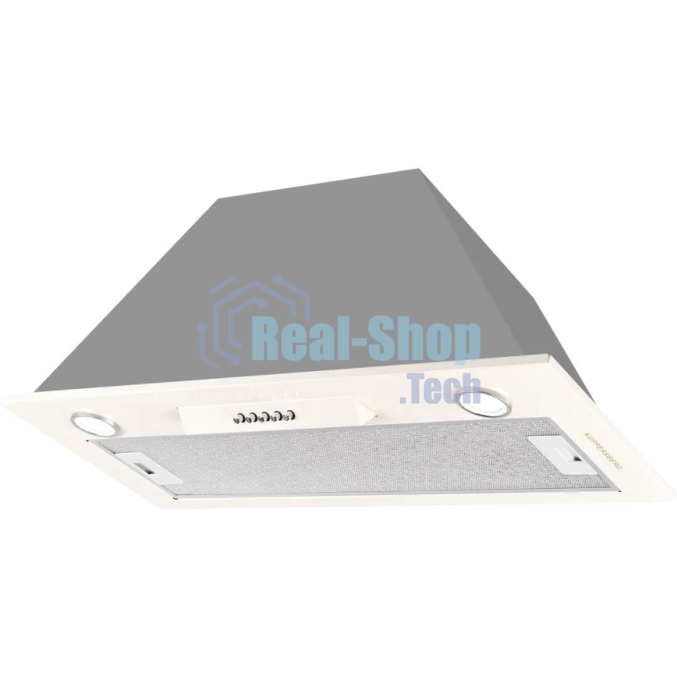 Вытяжка встраиваемая Kuppersberg Inlinea 70 CX кремовый/нержавеющая сталь, 70 см, 1300 куб. м/ч, 41 дБ