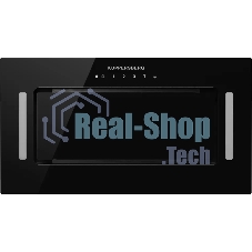 Встраиваемая вытяжка Kuppersberg, 52 см, мощность рециркуляции 650 м3/ч, мощность отвода 1300 м3/ч, сенсорное управление, таймер, турборежим, угольный фильтр KF-ES (доп. Опция), уровень шума 46 дБ, черный