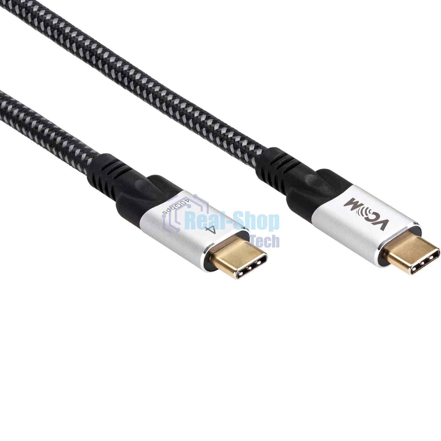 Кабель USB4 TCM--TCM, 5K@60Hz, 40Gbps, PD 240W, 5A, VCOM, 1.2м