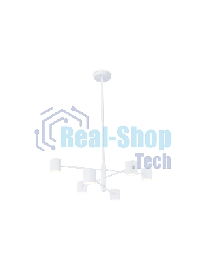 Подвесной светодиодный светильник Ambrella light FL51711/6 WH белый 3000K/4200K/6400K 29W D700*800 (Без ПДУ)