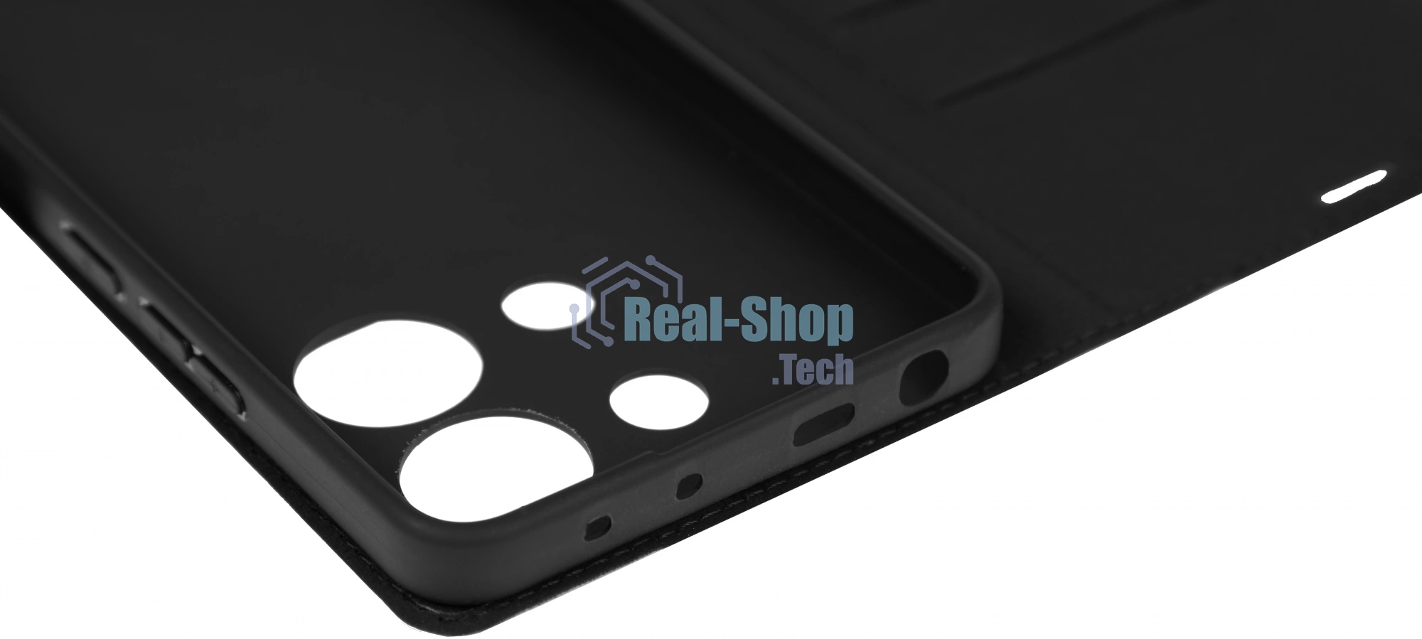 Чехол (флип-кейс) BoraSCO для Xiaomi Redmi Note 13 4G Book Case черный (72993)