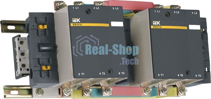Контактор КТИ-51853 реверс 185А 230В/АС3 IEK KKT53-185-230-10
