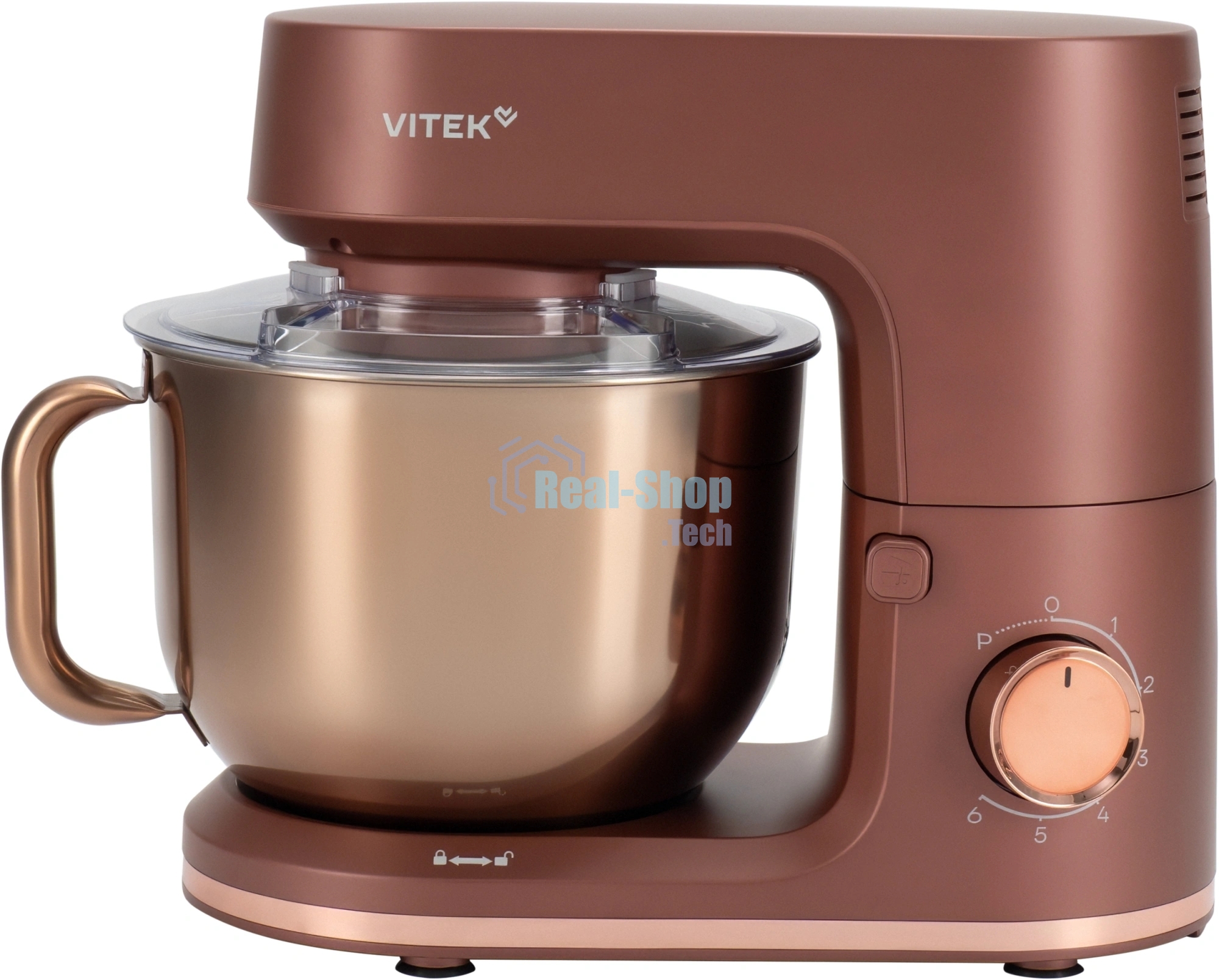 Миксер планетарный Vitek Элегия VT-PM0661 2000Вт кофейный