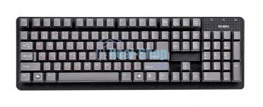 Клавиатура проводная Keyboard SVEN Standard 301 USB черная SV-03100301UB