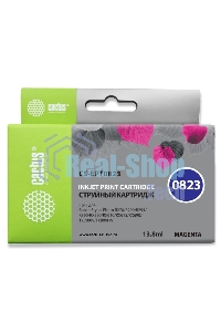 Картридж струйный Cactus CS-EPT0823 (T0823) пурпурный (13,8 мл) для Epson Stylus Photo R270/290/RX590
