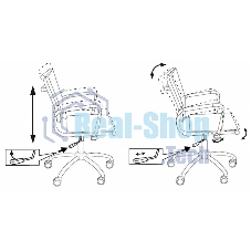 Кресло руководителя Бюрократ CH-993-Low/grey серый, низкая спинка, искусственная кожа, крестовина хромированная