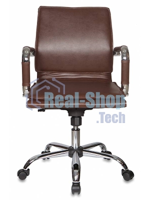 Кресло Бюрократ CH-993-Low/Brown коричневый, экокожа
