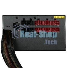 Блок питания CWT PUO1050V-G, 1050Вт, 80 PLUS Gold, 140мм, модульный, черный