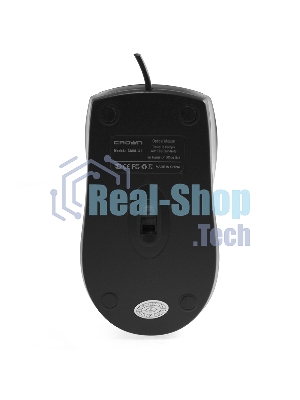 Мышь проводная Crown CMM-31 черный, 1000 dpi, USB, кнопки - 3