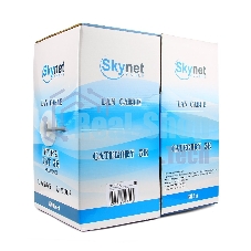 Кабель SkyNet Premium FTP indoor 2x2x0,51, медный, FLUKE TEST, кат.5e, однож., 305 м, box, серый