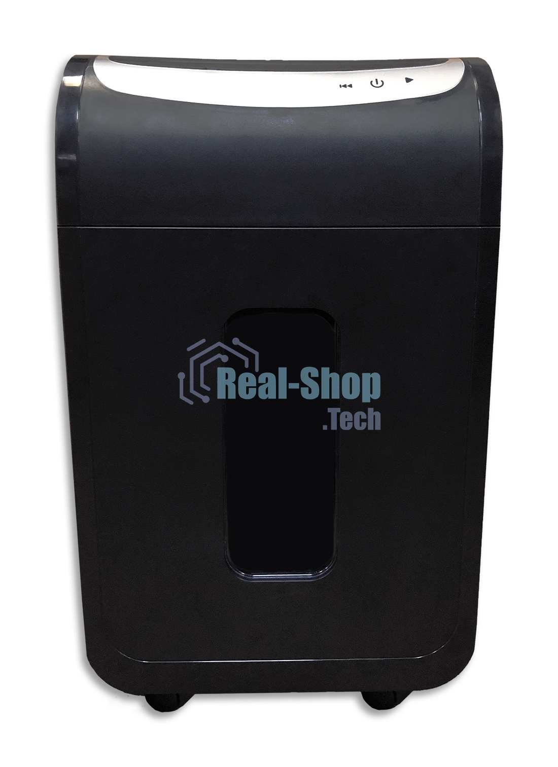 Шредер Office Kit S218 (1,9x13) черный (секр.P-5)/фрагменты/22лист./30лтр./скрепки/скобы/пл.карты/CD