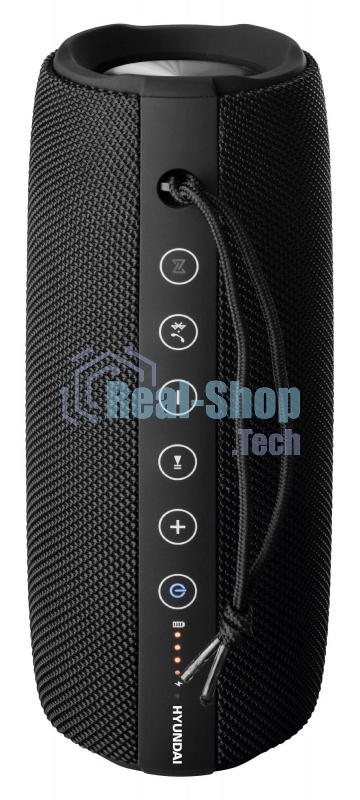 Колонка портативная Hyundai H-PAC340 черный 20W 1.0 BT/3.5Jack/USB 10м 5000mAh