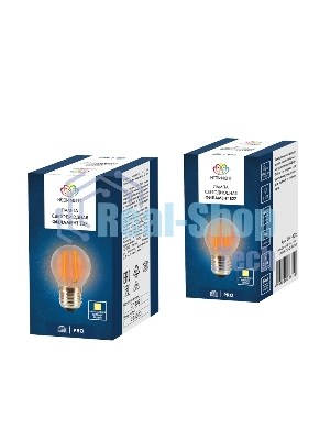 Ретро-лампа Neon-night Filament G45 E27, 2W, 230 В, теплый белый 3000 K