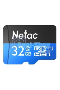 Флеш карта microSDHC 32Gb Netac P500 NT02P500STN-032G-S (без SD адаптера) 80Mb/s