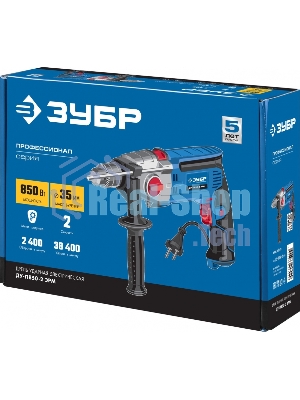 Дрель ударная Зубр ДУ-П850-2 ЭРМ 850Вт ключевой реверс