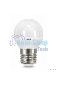Лампа светодиодная Gauss LED Шар E27 9.5W 890lm 3000K 1/10/50