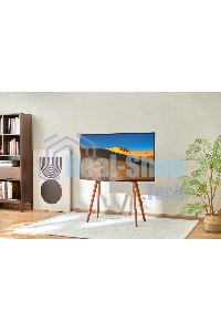 Подставка для телевизора Cactus CS-ST3644BKWN черный/орех 43