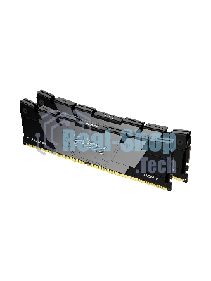 Оперативная память Kingston Fury Renegade, DDR4, 32Gb (2x16Gb), 3600MHz, CL16, DIMM, с радиатором, черный