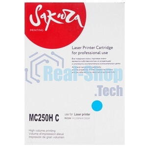 Картридж Sakura MC250HC (408341) для Ricoh P C300W/M C250FBW, голубой, 6300 к.