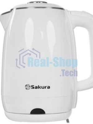Чайник электрический Sakura SA-2180W белый, 1,8 л., 1800 Вт