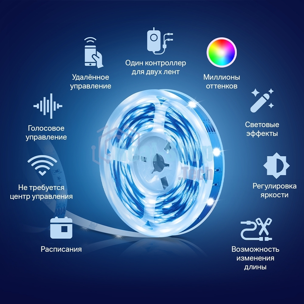 Лента светодиодная умная Wi-Fi Smart Wi-Fi Light Strip