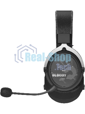 Гарнитура Bloody MR590 Sports чёрный, беспроводная + проводная, Bluetooth, до 35 ч