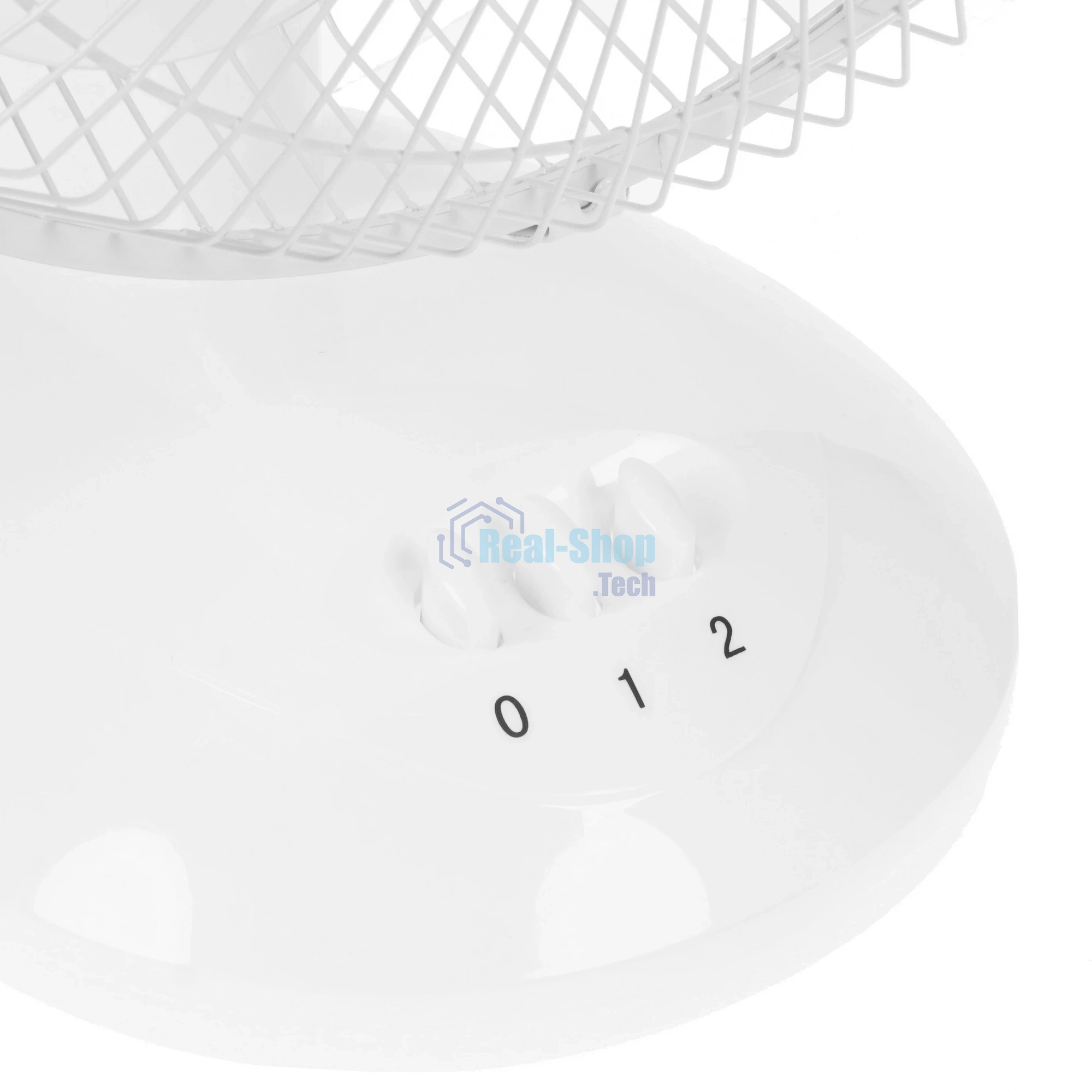 Вентилятор Rix RDF-2200W белый, настольный, 30 Вт, 2 скорости, 22 см