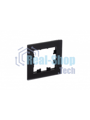 Рамка 1-м AtlasDesign Nature мат. стекло черный SchE ATN331001