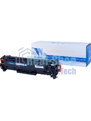 Картридж лазерный NVPrint совместимый HP CC531A/Canon718 Cyan для LJ Color CP2025/Canon i-SENSYSLBP-7200C(2800k)