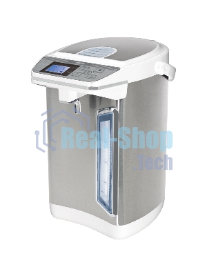 Термопот Mystery MTP-2442 4.5л. 700Вт серебристый/белый