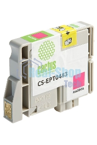 Картридж струйный Cactus CS-EPT0483 пурпурный (14,4 мл) для Epson Stylus Photo R200/R220/R300/R320/R340/RX500/RX600/RX620/RX640