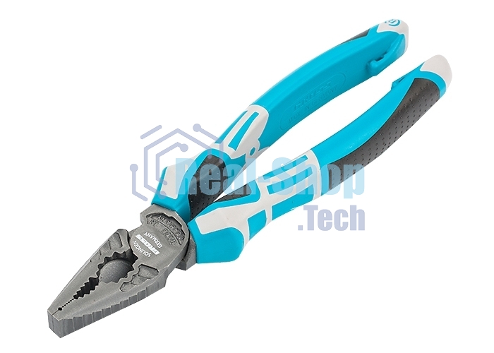 Плоскогубцы Gross 16975 комбинированные 205 мм трехкомпонентные рукоятки