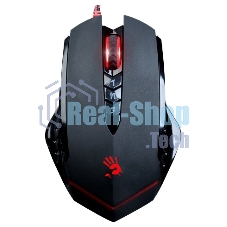 Мышь проводная A4Tech Bloody V8 черный, 3200 dpi, USB, кнопки - 8